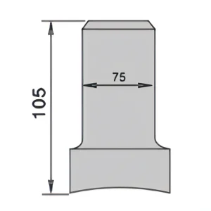 Vulcan J Shape Punch (88.90-104.80)
