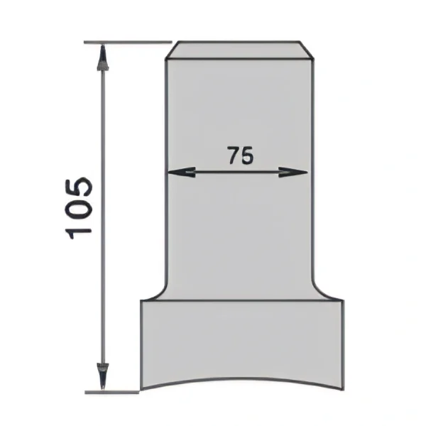 Vulcan J Shape Punch (88.90-104.80)
