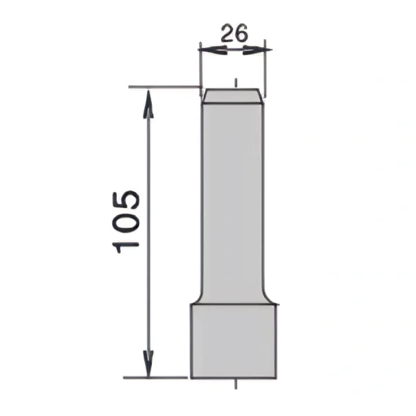 Vulcan C Punch Shape (25.41-38.10)